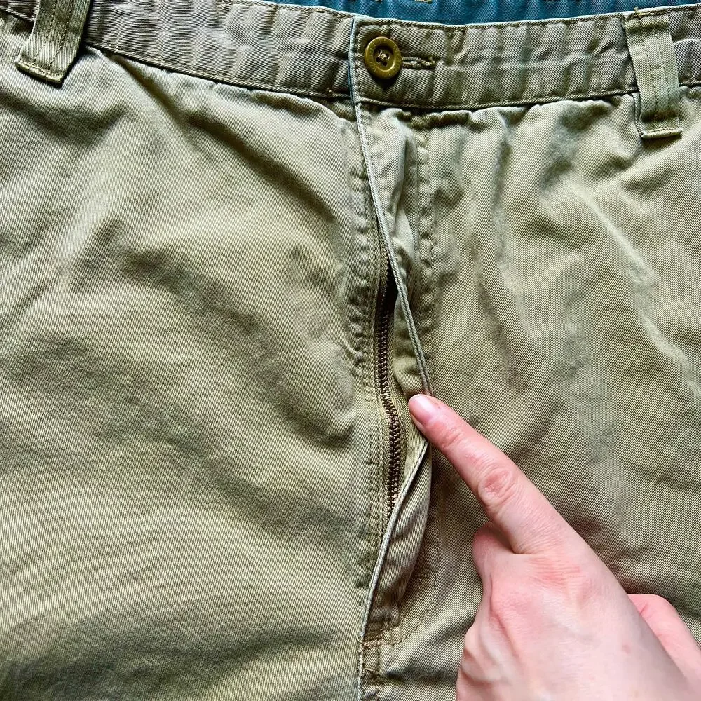 Wrangler Hero Mans 100% Cotton Khaki Cargo Shorts Relaxed Fit‎ Size 42